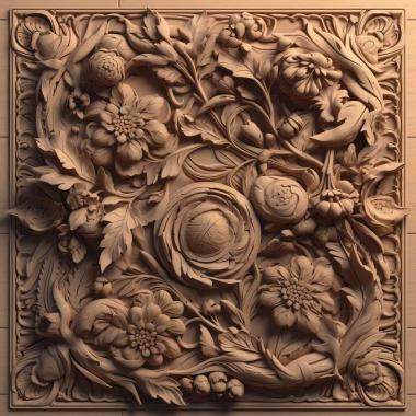 Patterns and decorations stl design 3 3d model